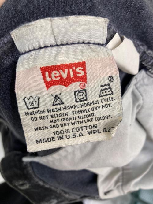 LEVI'S（リーバイス）LEVI'S (リーバイス) ブラックデニム サイズ:W38×L32の古着・服飾アイテム