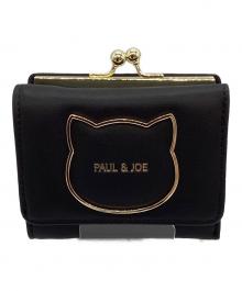 PAUL & JOE（ポール アンド ジョー）の古着「3つ折り財布」｜ブラック