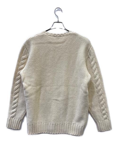 BURBERRY LONDON（バーバリーロンドン）BURBERRY LONDON (バーバリーロンドン) ローゲージニット アイボリー サイズ:LLの古着・服飾アイテム