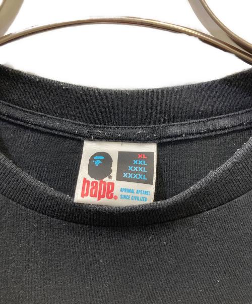 A BATHING APE（アベイシングエイプ）A BATHING APE (アベイシングエイプ) 半袖カットソー ブラック サイズ:SIZE XLの古着・服飾アイテム
