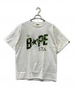 A BATHING APEアベイシングエイプ）の古着「半袖カットソー」｜ホワイト