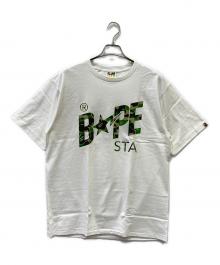 A BATHING APE（アベイシングエイプ）の古着「半袖カットソー」｜ホワイト