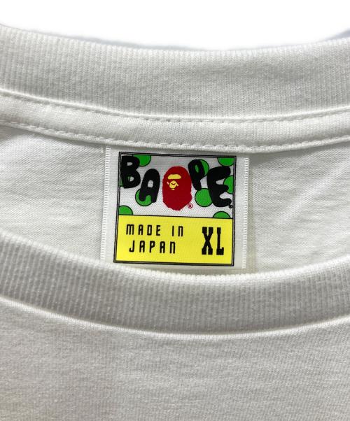 A BATHING APE（アベイシングエイプ）A BATHING APE (アベイシングエイプ) 半袖カットソー ホワイト サイズ:SIZE XL 未使用品の古着・服飾アイテム