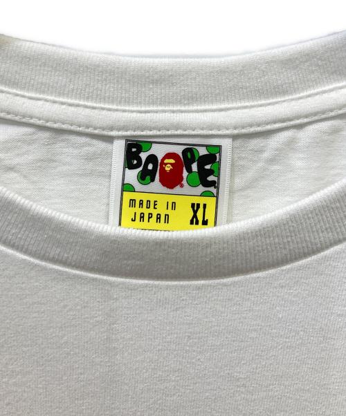 A BATHING APE（アベイシングエイプ）A BATHING APE (アベイシングエイプ) 半袖カットソー ホワイト サイズ:XL 未使用品の古着・服飾アイテム