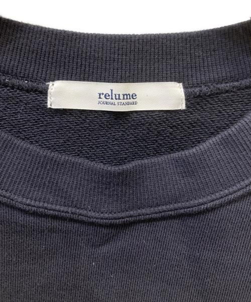 JOURNAL STANDARD relume（ジャーナルスタンダード レリューム）JOURNAL STANDARD relume (ジャーナルスタンダード レリューム) スウェット ネイビー サイズ:Ｆの古着・服飾アイテム
