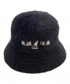 THE BLACK EYE PATCH×KANGOLブラックアイパッチ×カンゴール）の古着「バケットハット」｜ブラック