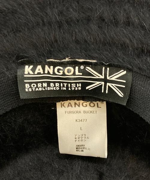 THE BLACK EYE PATCH（ブラックアイパッチ）THE BLACK EYE PATCH (ブラックアイパッチ) KANGOL (カンゴール) バケットハット ブラック サイズ:SIZE Lの古着・服飾アイテム