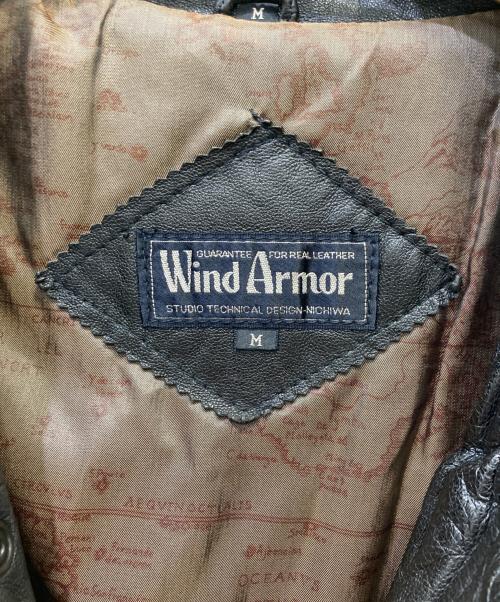 WILD ARMOR（ワイルドアーマー）WILD ARMOR (ワイルドアーマー) レザージャケット ブラック サイズ:Ｍの古着・服飾アイテム
