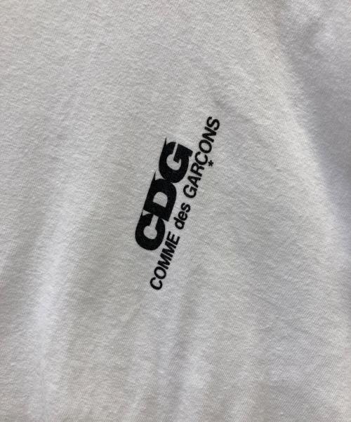 CDG（シーディージー）CDG (シーディージー) デザインTシャツ ホワイト サイズ:XLの古着・服飾アイテム