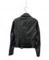 massimo Dutti (マッシモドゥッティ) レザーライダースジャケット ブラック サイズ:XS：5000円
