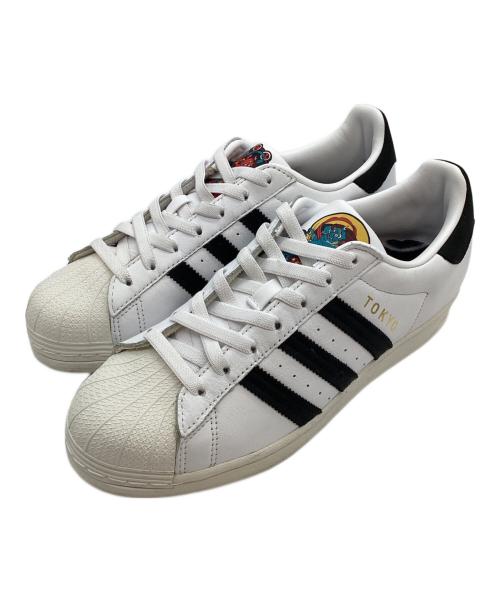 adidas（アディダス）adidas (アディダス) ローカットスニーカー ホワイト サイズ:26.5の古着・服飾アイテム