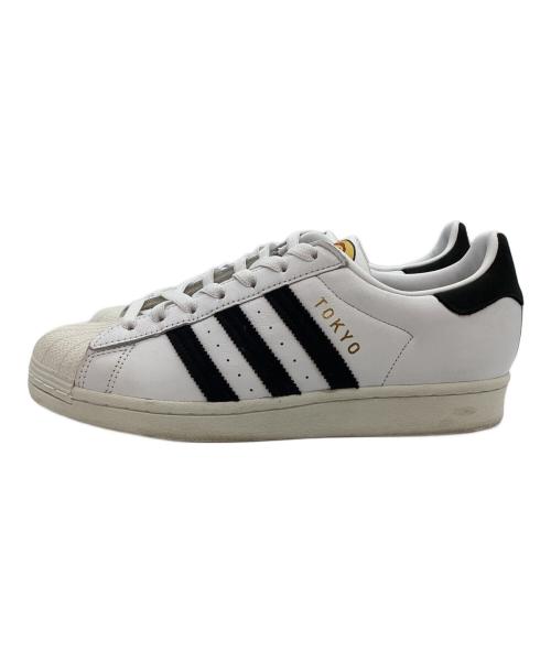 adidas（アディダス）adidas (アディダス) ローカットスニーカー ホワイト サイズ:26.5の古着・服飾アイテム