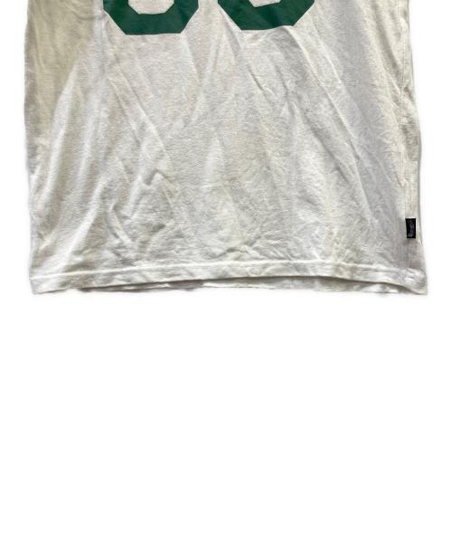 stussy（ステューシー）stussy (ステューシー) フットボールTシャツ ホワイト サイズ:Lの古着・服飾アイテム