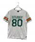 stussy（ステューシー）の古着「フットボールTシャツ」｜ホワイト