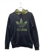 adidasアディダス）の古着「パーカー」｜ブラック