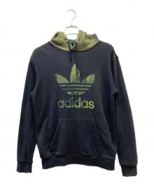 adidas（アディダス）の古着「パーカー」｜ブラック
