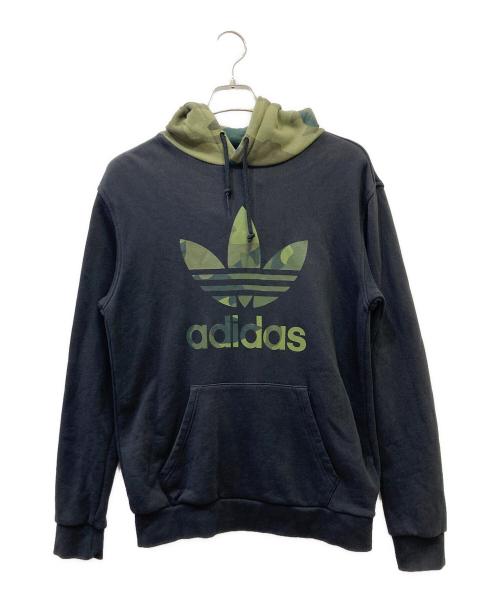adidas（アディダス）adidas (アディダス) パーカー ブラック サイズ:Mの古着・服飾アイテム