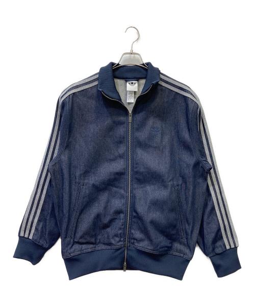 adidas（アディダス）adidas (アディダス) デニム ファイヤーバードトラックトップ ネイビー サイズ:Ｍの古着・服飾アイテム