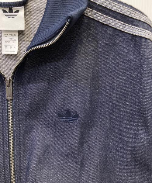 adidas（アディダス）adidas (アディダス) デニム ファイヤーバードトラックトップ ネイビー サイズ:Ｍの古着・服飾アイテム