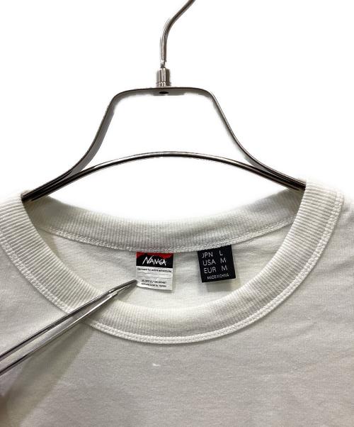NANGA（ナンガ）NANGA (ナンガ) 半袖カットソー ホワイト サイズ:Lの古着・服飾アイテム