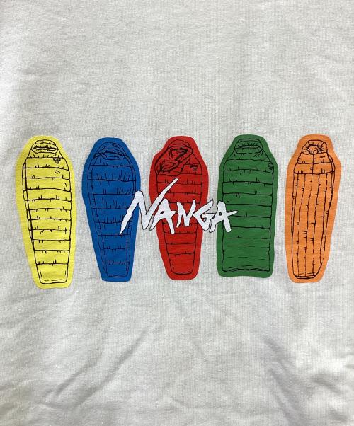 NANGA（ナンガ）NANGA (ナンガ) 半袖カットソー ホワイト サイズ:Lの古着・服飾アイテム