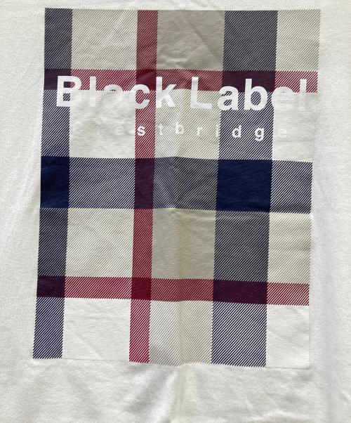 BLACK LABEL CRESTBRIDGE（ブラックレーベル クレストブリッジ）BLACK LABEL CRESTBRIDGE (ブラックレーベル クレストブリッジ) 半袖カットソー ホワイト サイズ:Mの古着・服飾アイテム