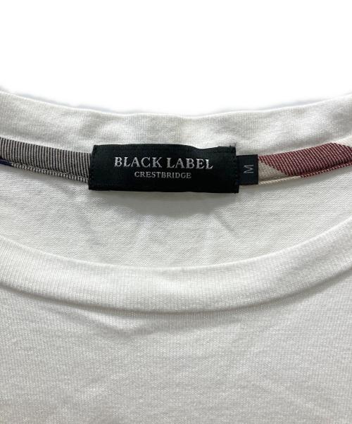BLACK LABEL CRESTBRIDGE（ブラックレーベル クレストブリッジ）BLACK LABEL CRESTBRIDGE (ブラックレーベル クレストブリッジ) 半袖カットソー ホワイト サイズ:Mの古着・服飾アイテム