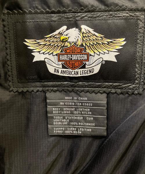 HARLEY-DAVIDSON（ハーレーダビッドソン）HARLEY-DAVIDSON (ハーレーダビッドソン) ライダースジャケット サイズ:SIZE Mの古着・服飾アイテム