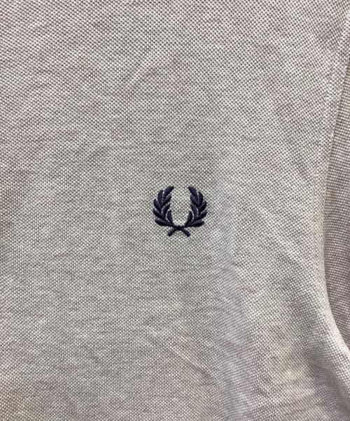 FRED PERRY（フレッドペリー）FRED PERRY (フレッドペリー) 長袖ポロシャツ ベージュ サイズ:Mの古着・服飾アイテム