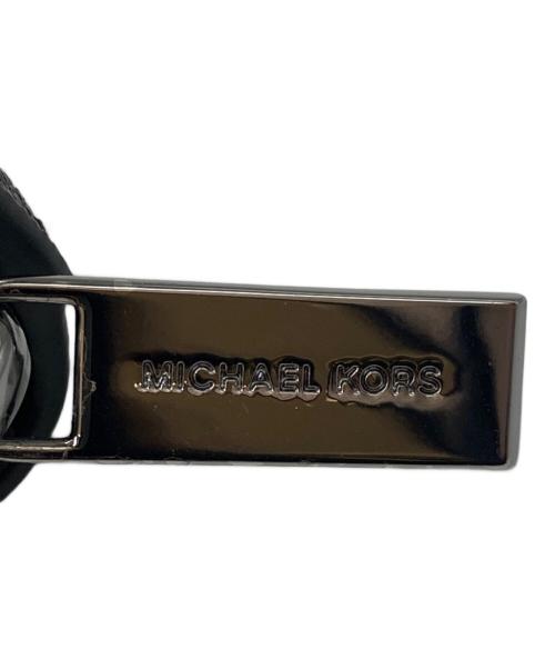 MICHAEL KORS（マイケルコース）MICHAEL KORS (マイケルコース) ラウンドファスナー財布 ブラックの古着・服飾アイテム