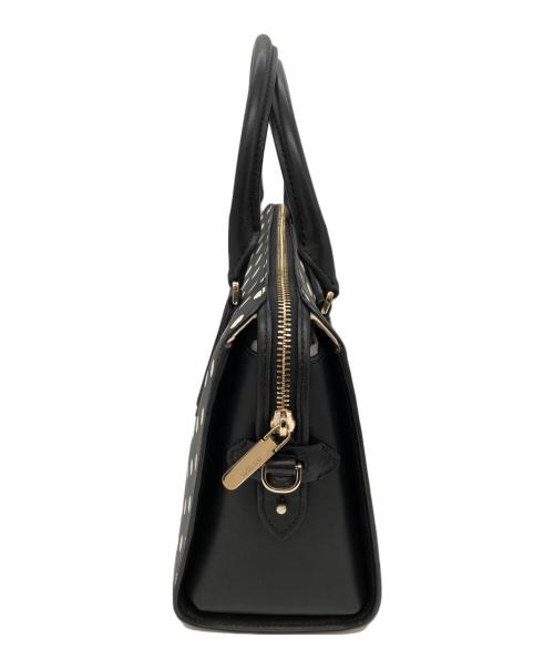 Kate Spade（ケイトスペード）Kate Spade (ケイトスペード) Disney (ディズニー) ハンドバッグ ブラック×ベージュの古着・服飾アイテム
