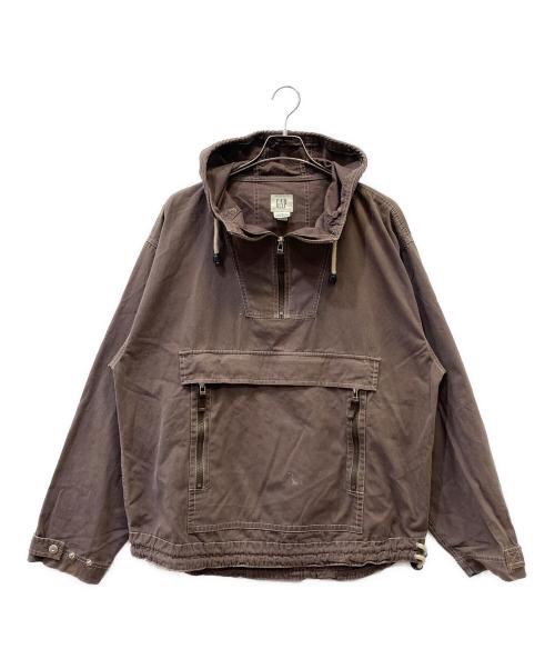 OLD GAP（オールドギャップ）OLD GAP (オールドギャップ) コットンアノラックパーカー ブラウン サイズ:Ｍの古着・服飾アイテム