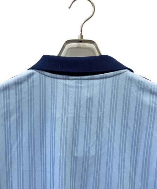 adidas（アディダス）adidas (アディダス) 半袖カットソー スカイブルー サイズ:２XL 未使用品の古着・服飾アイテム
