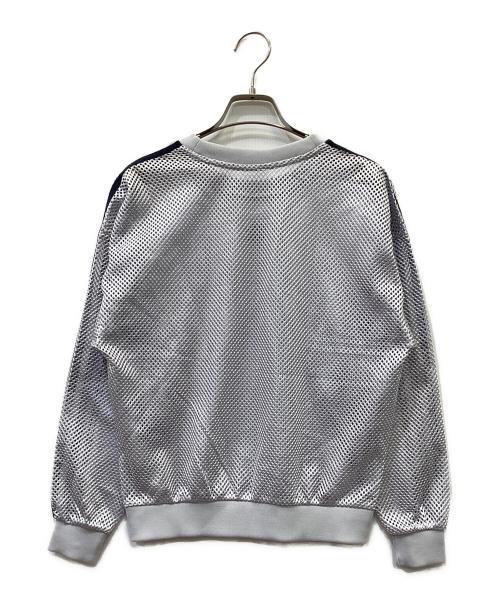 adidas（アディダス）adidas (アディダス) メッシュスウェット ライトグレー サイズ:FREEの古着・服飾アイテム