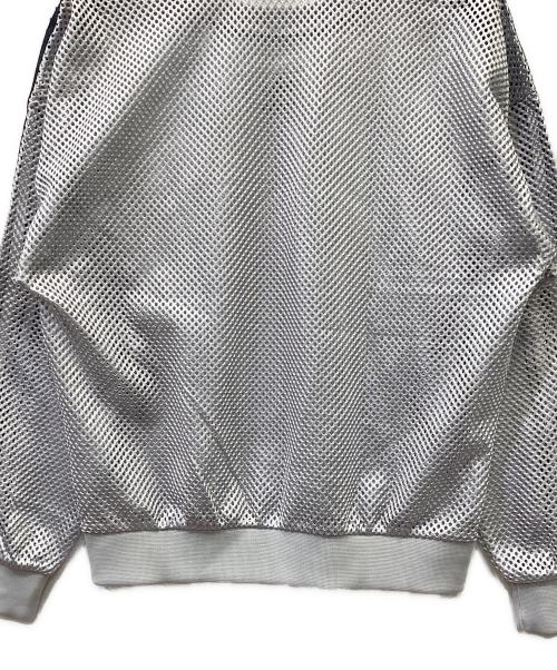 adidas（アディダス）adidas (アディダス) メッシュスウェット ライトグレー サイズ:FREEの古着・服飾アイテム