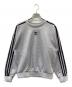 adidas（アディダス）の古着「メッシュスウェット」｜ライトグレー