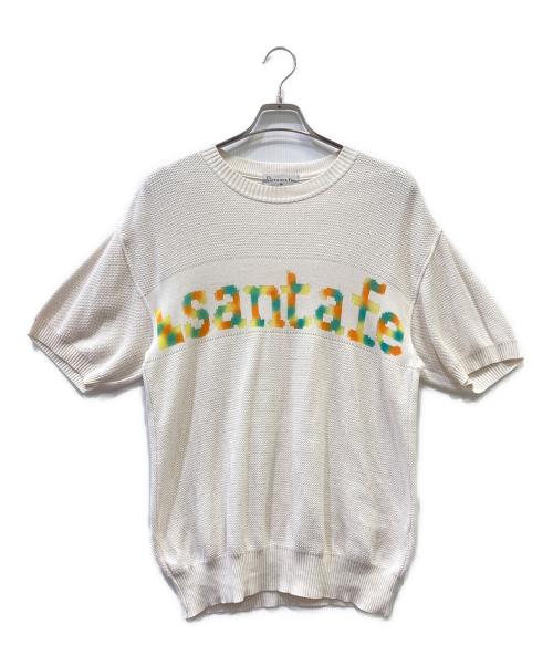 santa fe（サンタフェ）santa fe (サンタフェ) 薄手ニット アイボリー サイズ:SIZE46の古着・服飾アイテム