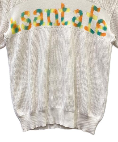 santa fe（サンタフェ）santa fe (サンタフェ) 薄手ニット アイボリー サイズ:SIZE46の古着・服飾アイテム