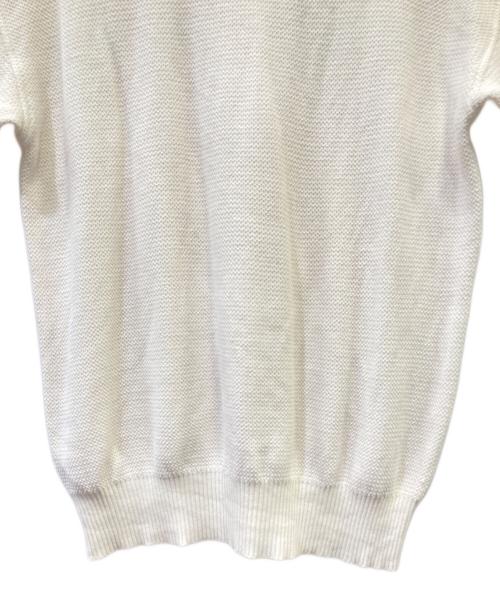 santa fe（サンタフェ）santa fe (サンタフェ) 薄手ニット アイボリー サイズ:SIZE46の古着・服飾アイテム