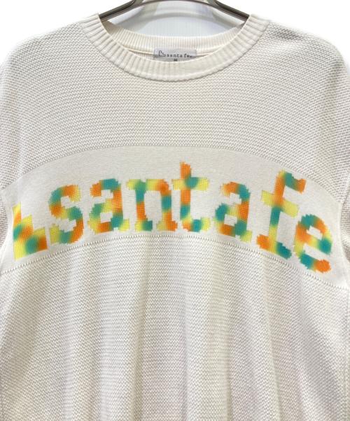 santa fe（サンタフェ）santa fe (サンタフェ) 薄手ニット アイボリー サイズ:SIZE46の古着・服飾アイテム