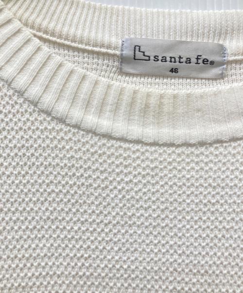 santa fe（サンタフェ）santa fe (サンタフェ) 薄手ニット アイボリー サイズ:SIZE46の古着・服飾アイテム