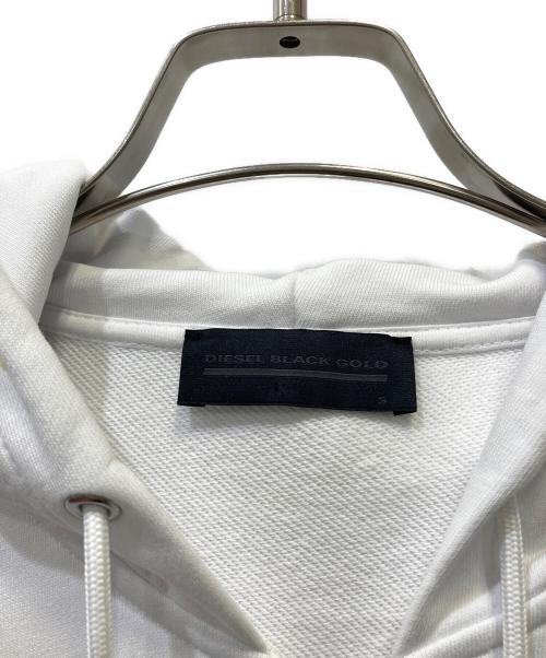 DIESEL Black Gold（ディーゼル ブラック ゴールド）DIESEL BLACK GOLD (ディーゼル ブラック ゴールド) ジップパーカー ホワイト サイズ:SIZE Sの古着・服飾アイテム