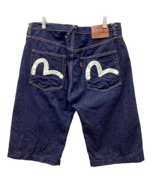 EVISU（エヴィス）EVISU (エヴィス) デニムハーフパンツ インディゴ サイズ:36×35の古着・服飾アイテム