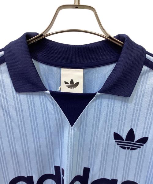 adidas（アディダス）adidas (アディダス) ゲームシャツ スカイブルー サイズ:2XL 未使用品の古着・服飾アイテム