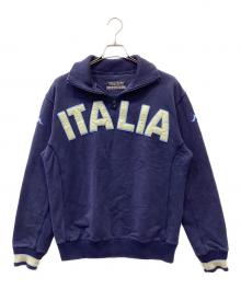 KAPPA（カッパ）の古着「ハーフジップスウェット」｜ネイビー