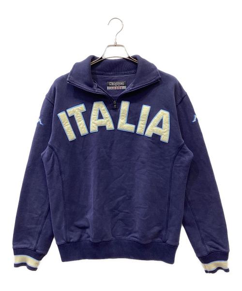 KAPPA（カッパ）KAPPA (カッパ) ハーフジップスウェット ネイビー サイズ:LARGEの古着・服飾アイテム