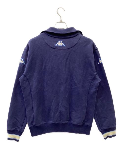 KAPPA（カッパ）KAPPA (カッパ) ハーフジップスウェット ネイビー サイズ:LARGEの古着・服飾アイテム