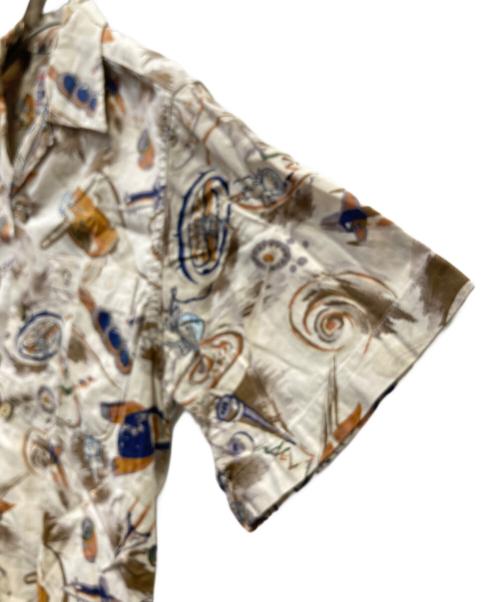 STUDIO D'ARTISAN（ステュディオダルチザン）STUDIO D'ARTISAN (ステュディオダルチザン) アロハシャツ ブラウン サイズ:SIZE Mの古着・服飾アイテム