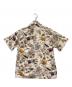 STUDIO D'ARTISAN (ステュディオダルチザン) アロハシャツ ブラウン サイズ:SIZE M：9000円