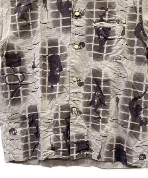 Dry Bones（ドライボーンズ）Dry Bones (ドライボーンズ) 半袖シャツ ブラウン サイズ:Ｍの古着・服飾アイテム